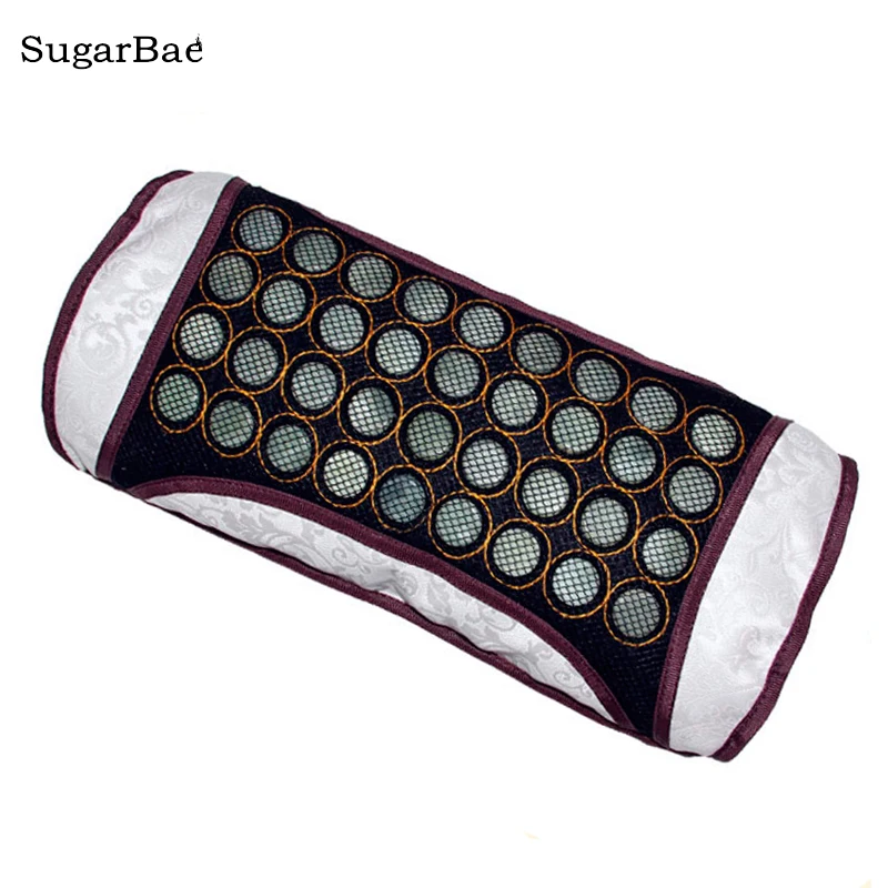 

Health Care Neck Germanium Stone Massage Pillow Electric Heated Cushion for Cervical Pain Stress Relief Free Shipping