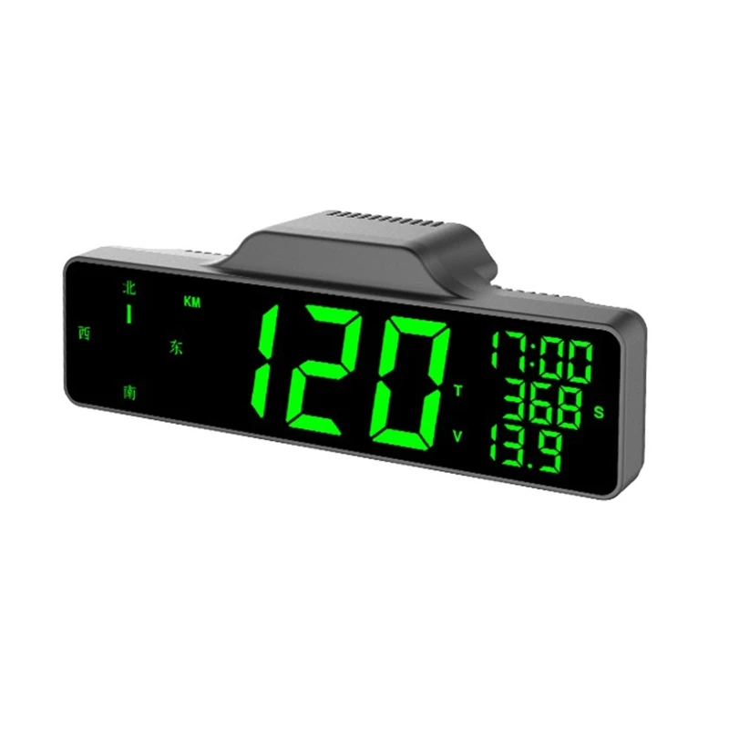 

HUD Speedometer Odometer Compass Head Up Display GPS Digital Display Big Fonts Univsersal for All Cars Vehicles Bikes