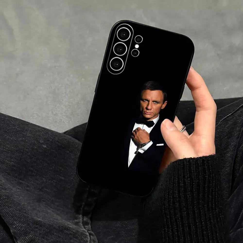 Фото Чехол для телефона 007 Джеймс Бонд для Samsung S25, S24, S21, S22, S23, S30, Ultra, S20, Plus, FE, Note, 10, 9, 5G, черный №2
