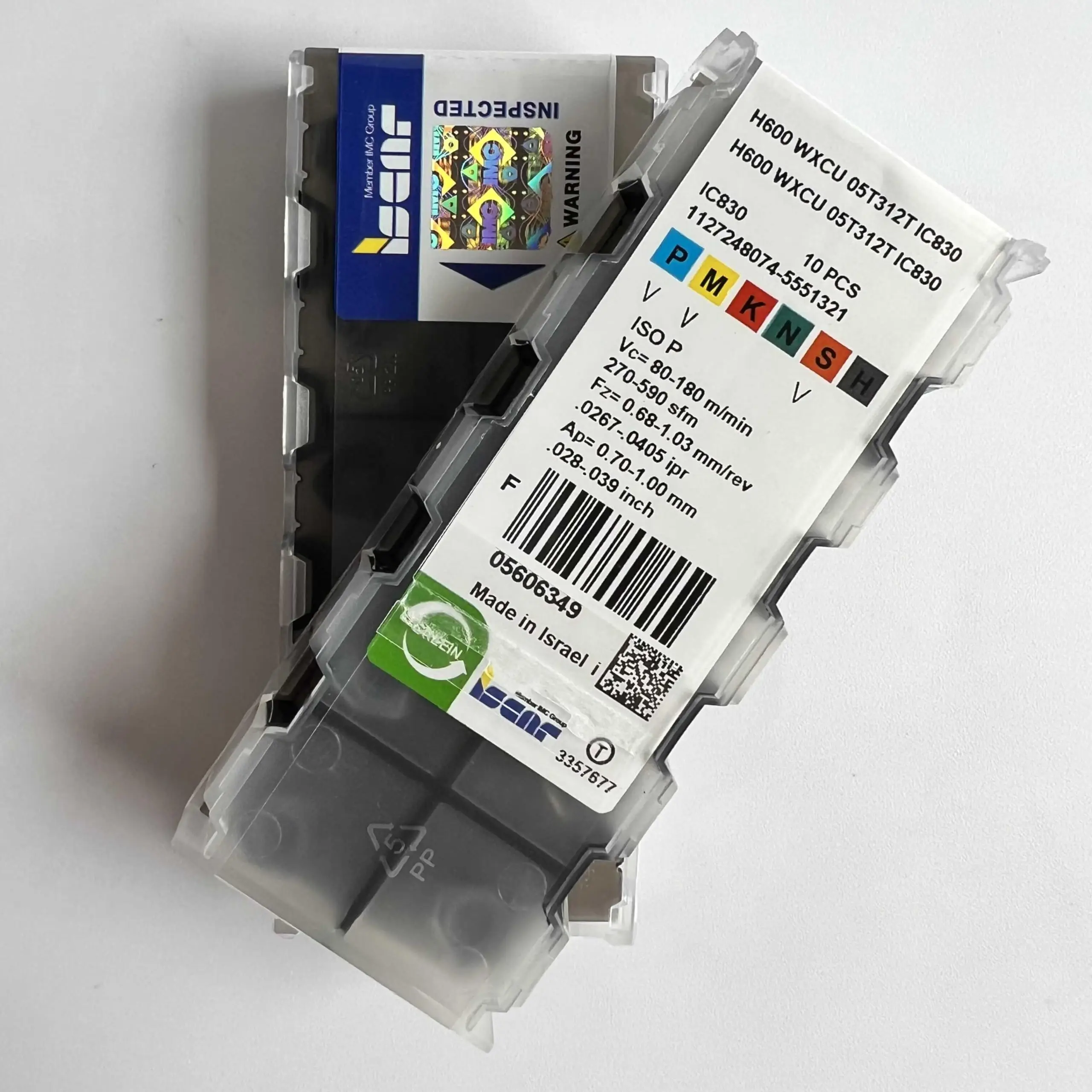 H600WXCU05T312T IC830/Оригинальное лезвие из сплава с ЧПУ 10 шт.