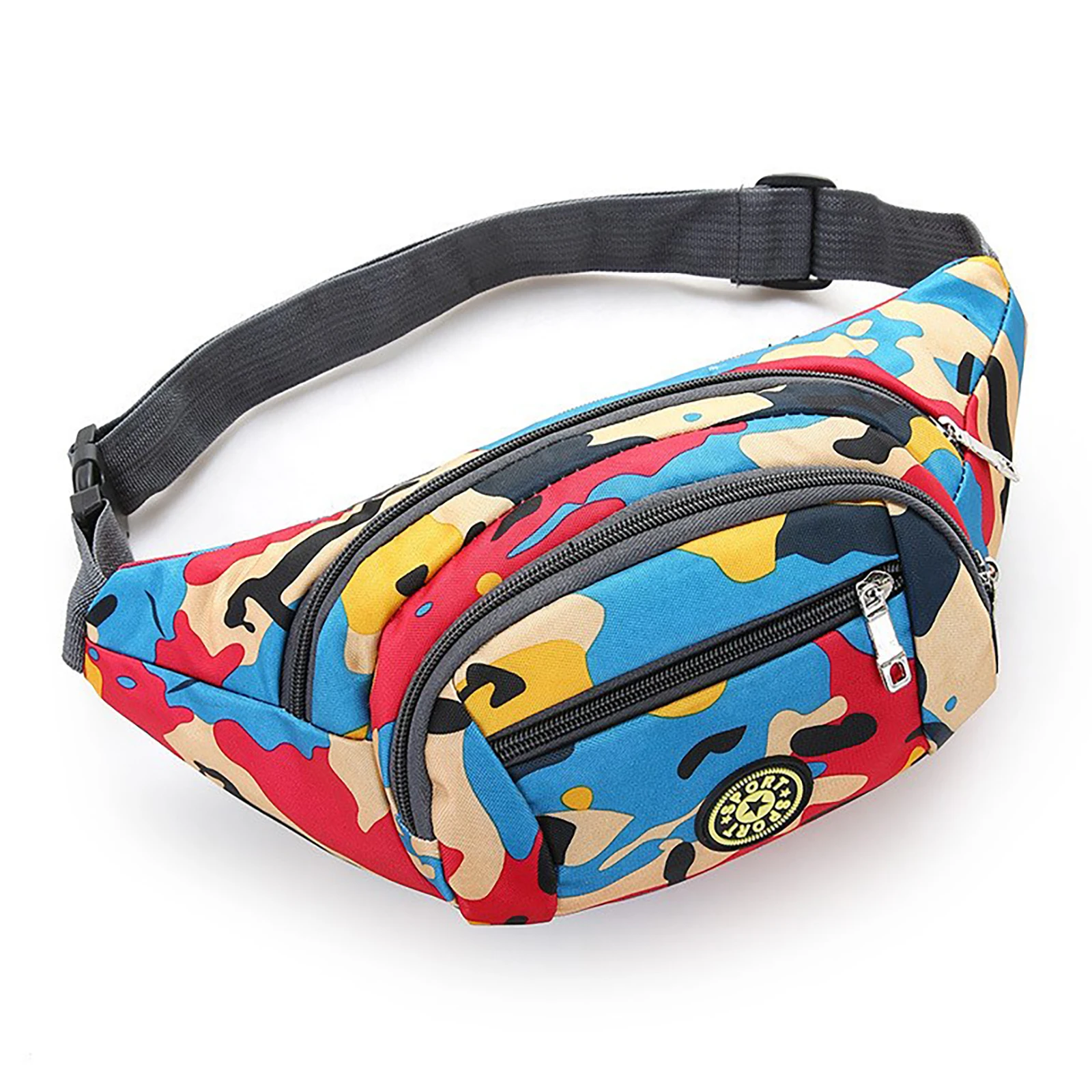 

Camouflage Fanny Packs For Women Men Waterproof Fashion Belt Bag Hip Bum Bag Crossbody Bags With Adjustable Strap Waist Pack