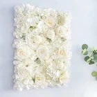 60x40 см Искусственный цветок украшение стены дорога свинцовая Гортензия пион розовый цветок коврик свадебная АРКА павильон углы Декор цветочный