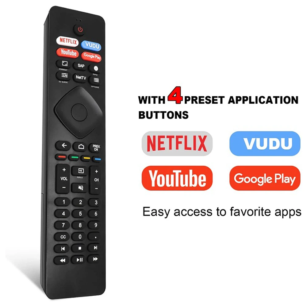 

Новый умный пульт дистанционного управления Philips TV IR для Philips URMT26RST004 NH800UP URMT47CND0