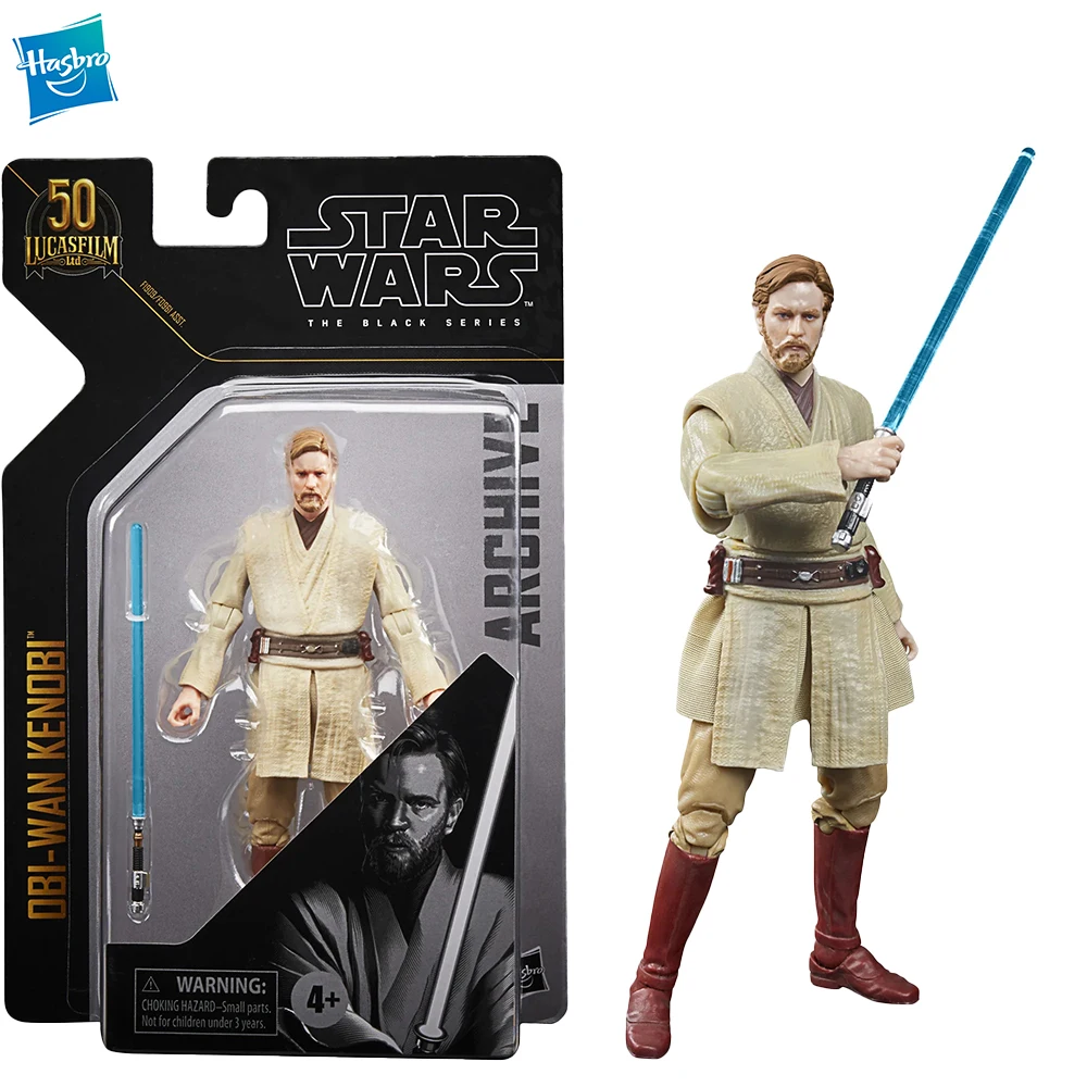 

Hasbro Star Wars The Black Series Archive Obi-Wan Kenobi 6-inch-scale New Collectible Action Movie Figure Model Gift Toys F1909