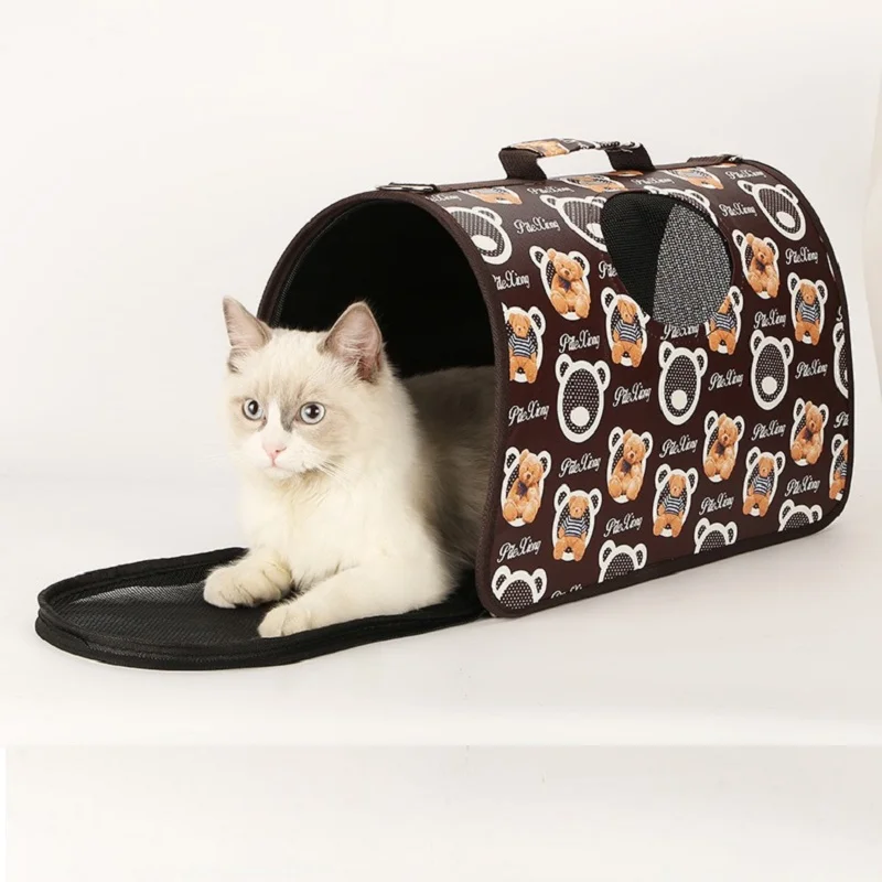 

Breathable Pet Dog Carrier For Small Dogs Foldable Cat Carrying Bag For Cats Chihuahua Travel Bags Pet Outdoor Carriers