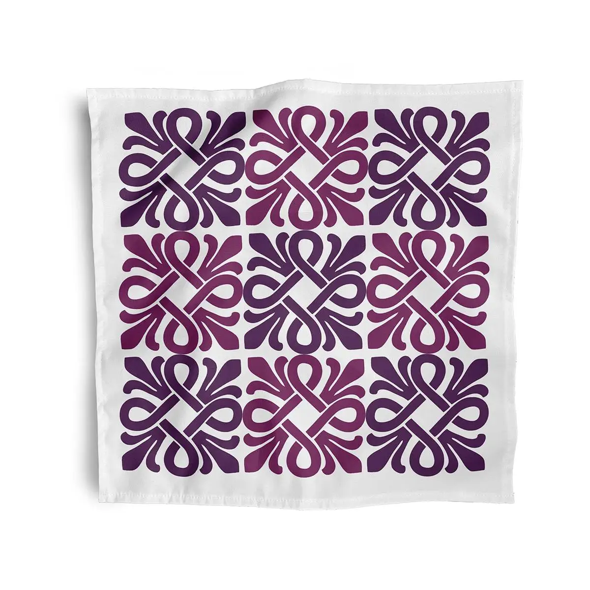 

Simply Daisy 18" x 18" Purple Tiki Square Napkins, Set of 4