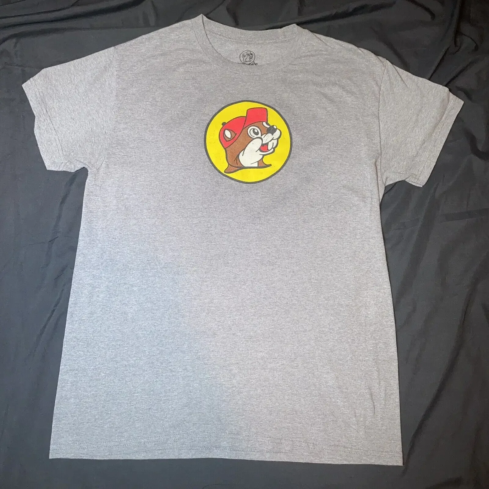 Buc-ees футболка с Техасским дорожным знаком классический красный грузовик Мужская