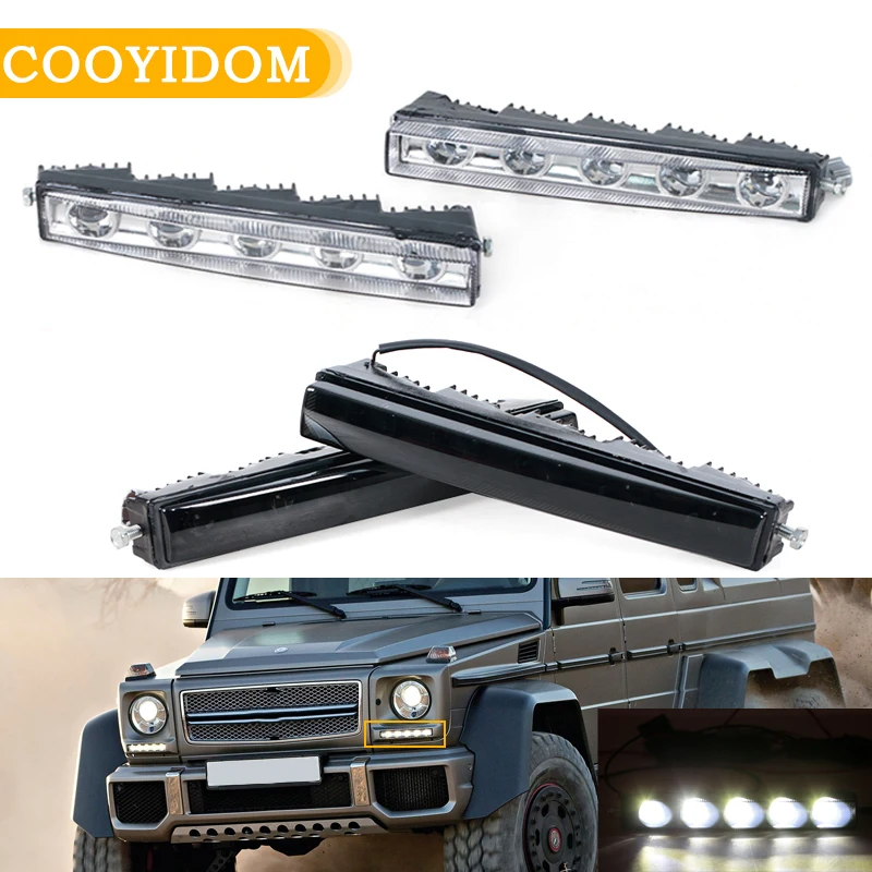 

ДХО для MERCEDES BENZ G63 G600 G65 G500 G550 W463 дневные ходовые огни дневного света противотуманные фары автомобильные аксессуары 4639060051 A463906005