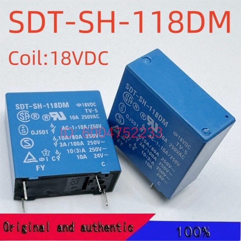 10 шт. новые реле SDT-SS-1060M SDT-S-105LMR2 SDT-SS-105DM SDT-S-109DMR SDT-S-112DMR SDT-S-124DMR (36FA-10A) с 4 контактами (art.: 3920da27296a2) - 3920da27296a2