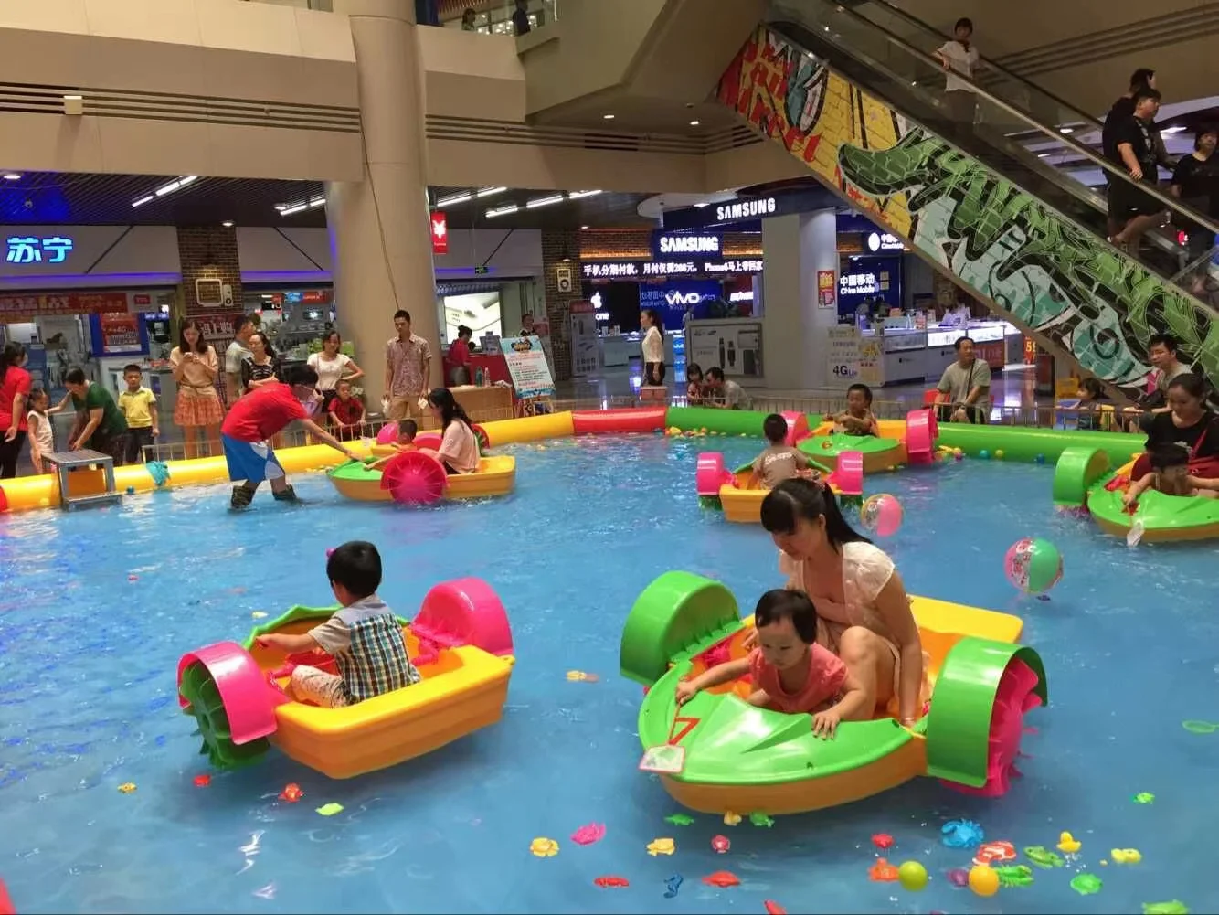 Детская Надувная лодка для аквапарка родителей и детей