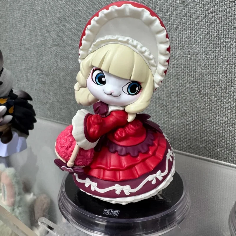 Фото POP MART Оригинальная серия Monster Hunter Alu Cat: Коллекционная фигурка-сюрприз (Blind Box), настольное украшение, милый подарок №3