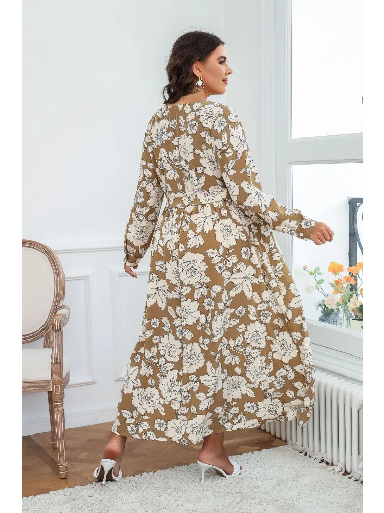 Large size women's dress new explosive fashion loose fat MM skirt plus size dresses