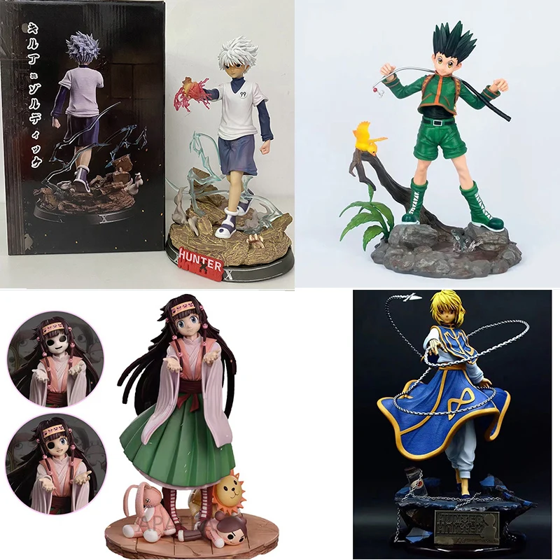 

Hunter x Hunter Figure Figure Killua Alluka Zoldyck Action Figures Gon Freecss Kurapika Figurine Model Toys Desktop Collection
