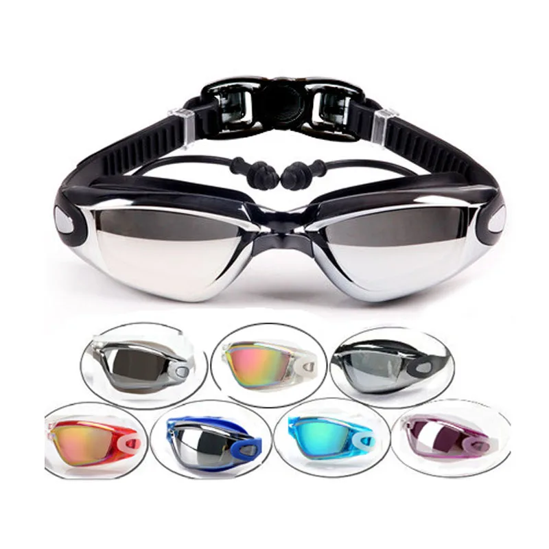 

Prescription Earplug Professional Myopia Men Swimming Diving Eyewear Adult Women Waterproof Glasses Swim Goggles Optical Pool