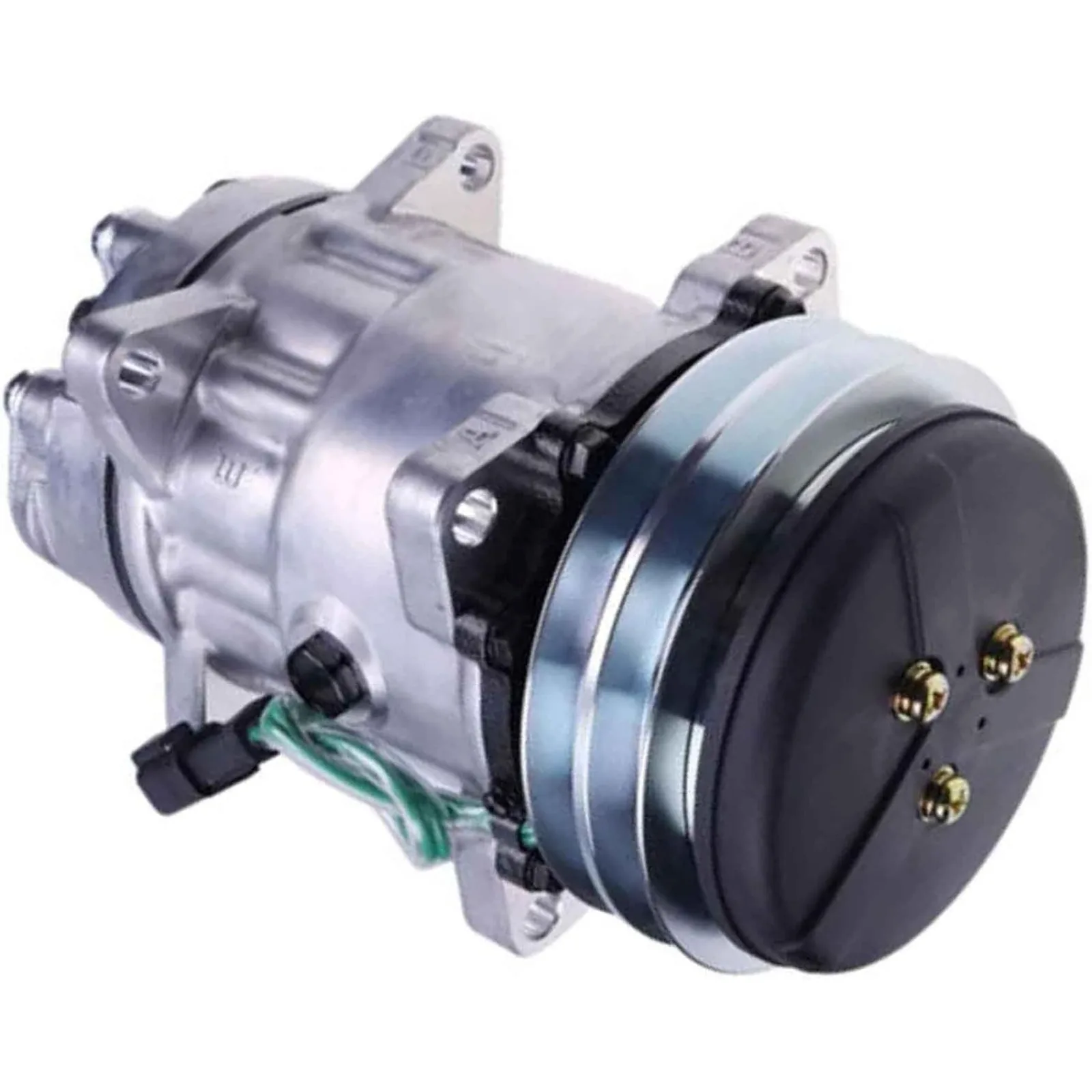 Фото Компрессор кондиционера 24V SD7H15 VOE11104419 для Volvo L90E L90D L70E L70D L60E L50E Wheel №1