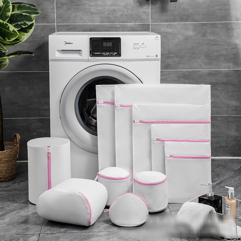 

7pcs Size Mesh Laundry Bags Special Polyester Anti-Winding Deformed Pilling Damage Household Washing Drying Bra Underwear