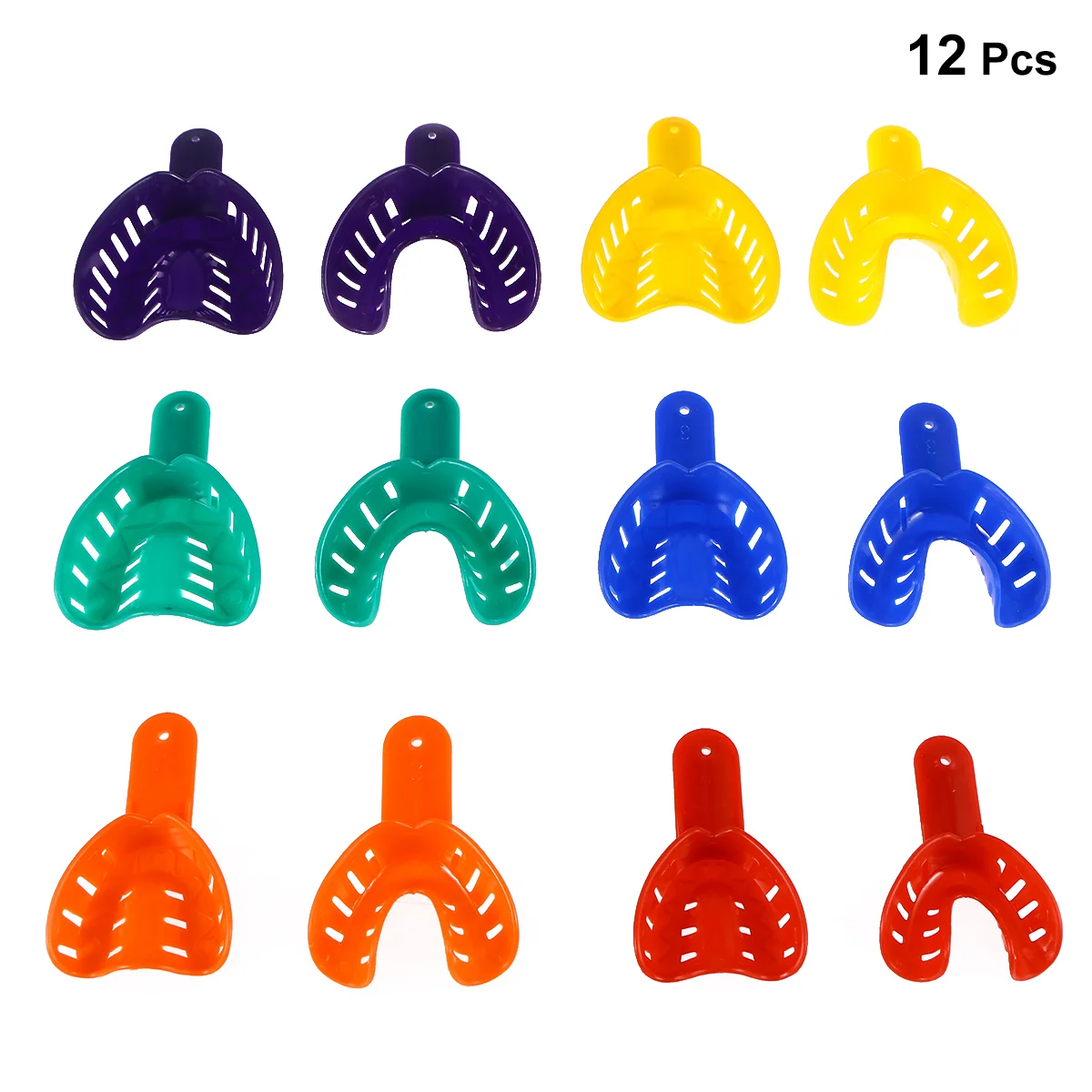 

6 Pair Trays Colorful Sanitary Safe Tray Materials Trays Tray for Elderly