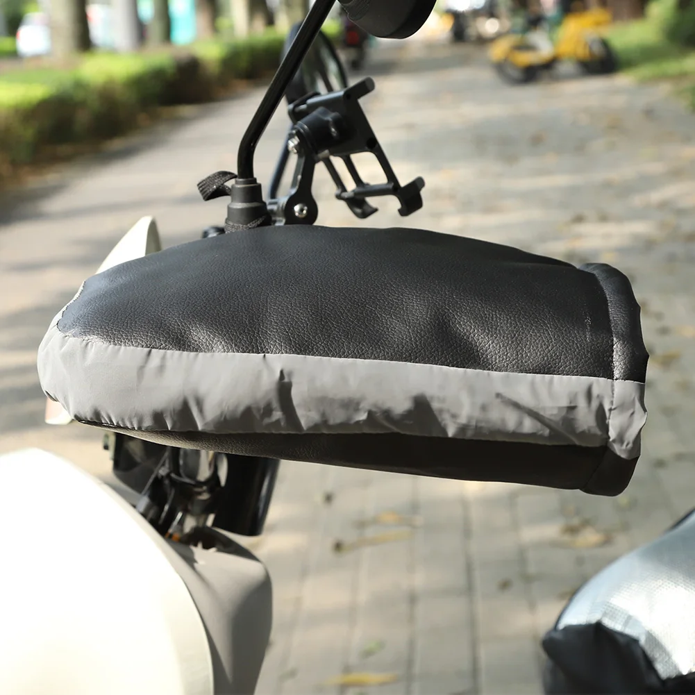 Мотоциклетные перчатки на руль светоотражающие для ручки мотоцикла