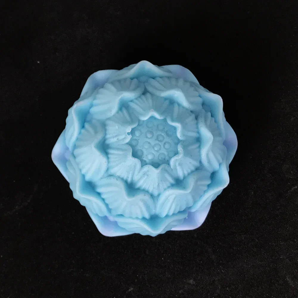 Новая силиконовая форма в виде лепестков лотоса для свечей штукатурка рукоделия