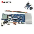 DIY Kit FM 5W 76M-108MHZ Стерео PLL FM передатчик люкс 7W Максимальная мощность частота Регулируемая громкость с ЖК-монитором