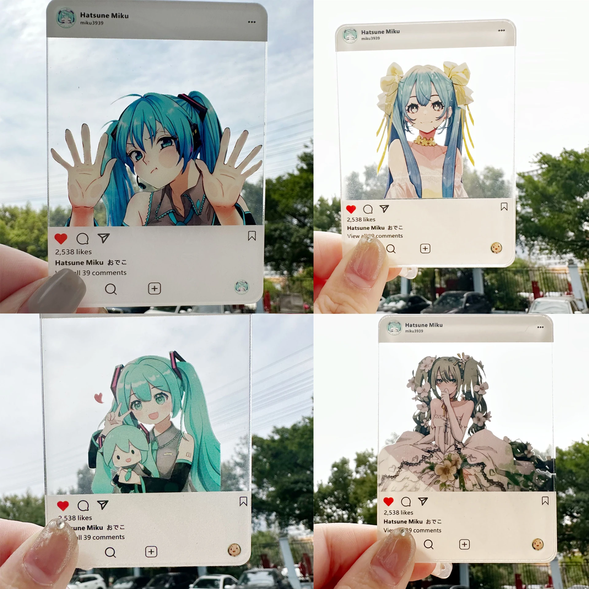 Новый Реквизит Для Фотосъемки Хацунэ Мику Акриловая Аниме-коллекционная