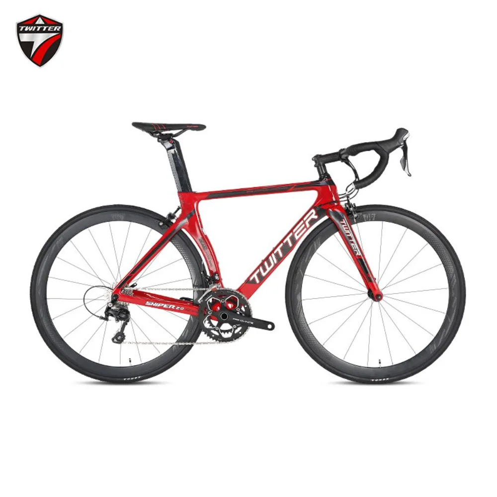 Twitter 700c new carbon fiber Racing bicycle racing Claris-1