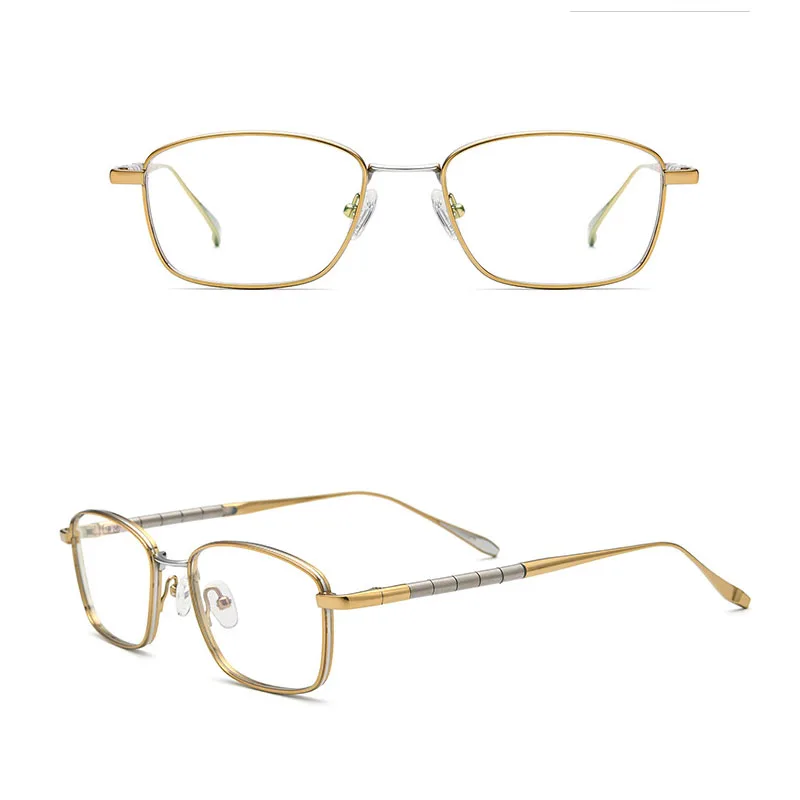 Belight Optical Japan Design Men  Business Style Pure Titanium Full Rim  Spectacle Frame Precription Lens Eyewear 185723