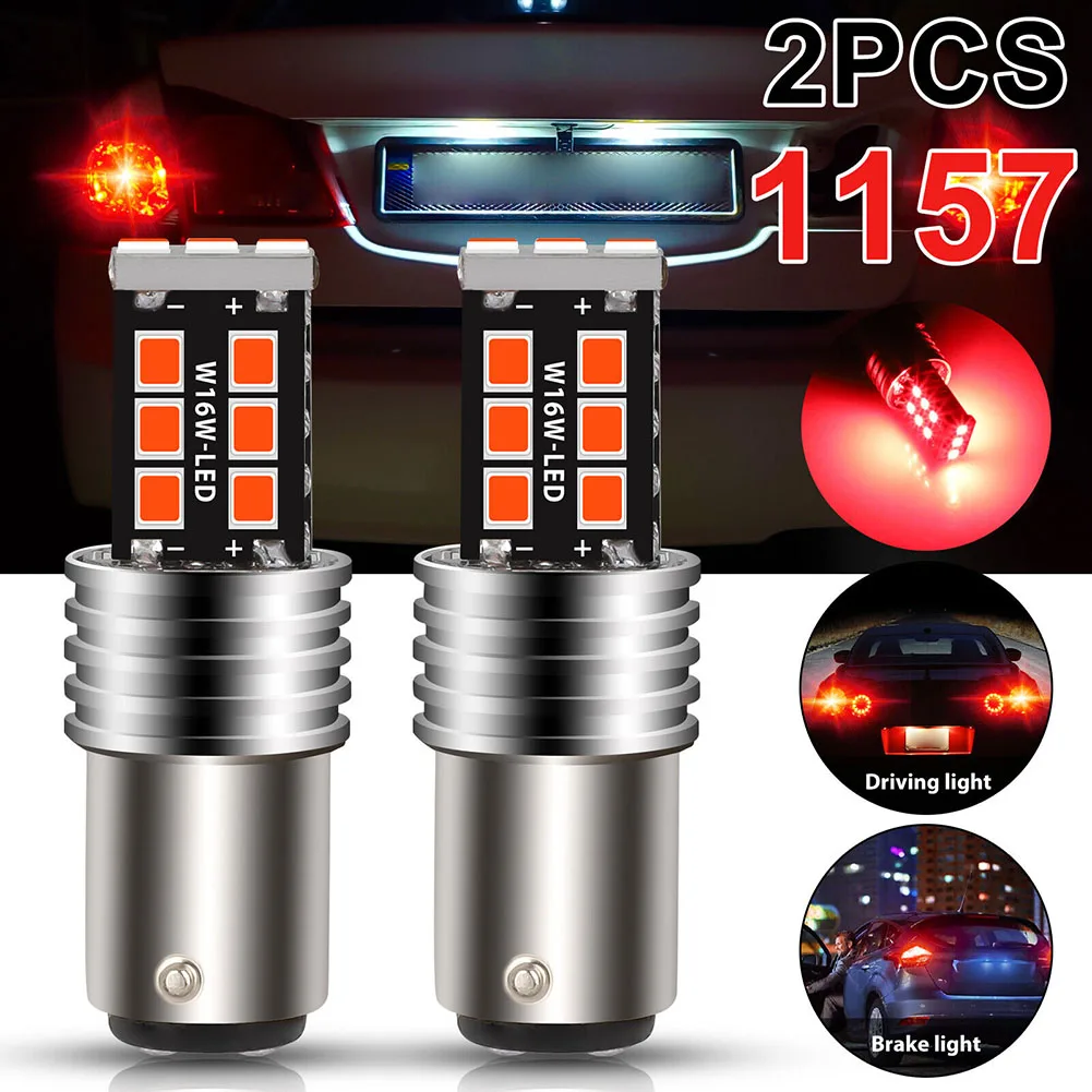 

2 шт., светодиодный стробоскоп 1157, мигающий стоп-сигнал