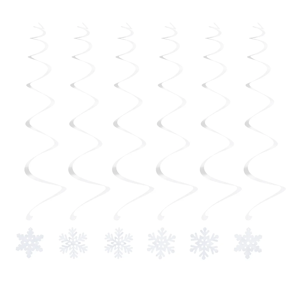 

Dangling Party Snowflake Swirl Ornament Spirals Swirls Christmas Cutoutsdecoration Decor Hanging Decorations Birthday Bannergirl