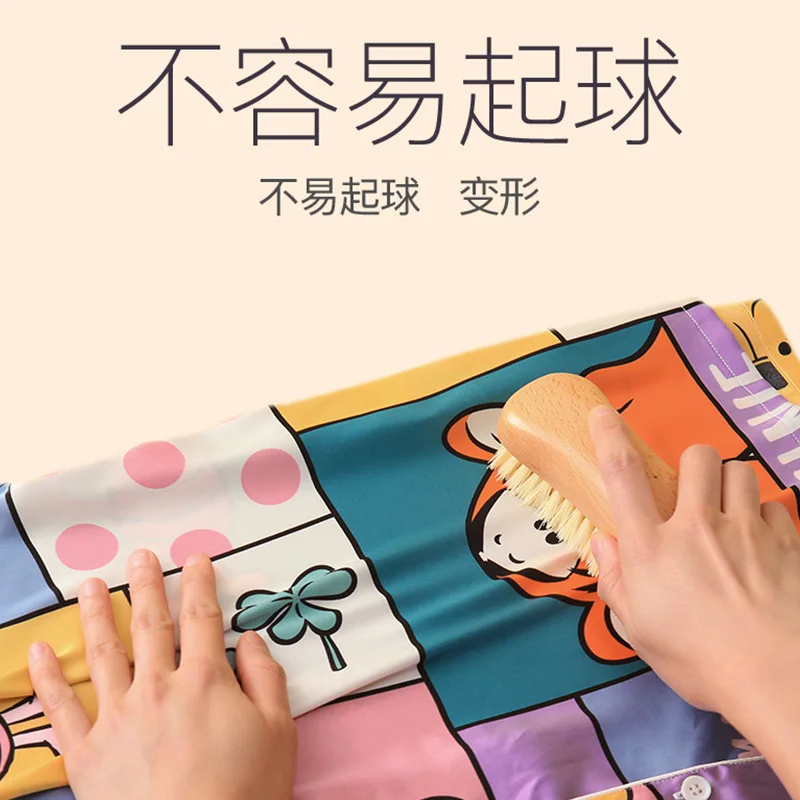 Womens Pijama Set Summer Short Sleeve Kawaii Nightsuit Cute Cartoon Sleepwear Anime Home Clothes Harajuku Cozy Girls Leisure