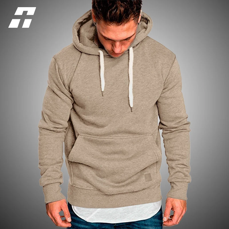 

Brand Men's Hooded Sweatshirt 2022 Autumn Hip Hop Hoodies Men Casual Loose Pullover Fashion Solid Color Hoodie Male Streetwear