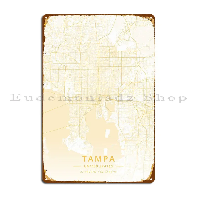 

Tampa США металлическая табличка кинотеатр создание персонализированный кинотеатр жестяной знак плакат