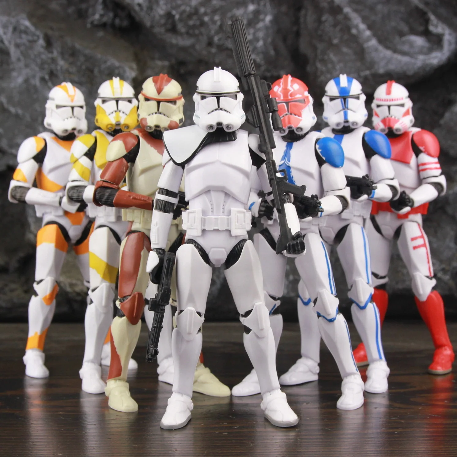 Figuras de acción de Star Wars, 13th 501st 212th Shock, 6 ", ARC Attack DE LA Trooper clon, 332 °, Comandante Asohka, fase 2, Episodio II, Juguetes