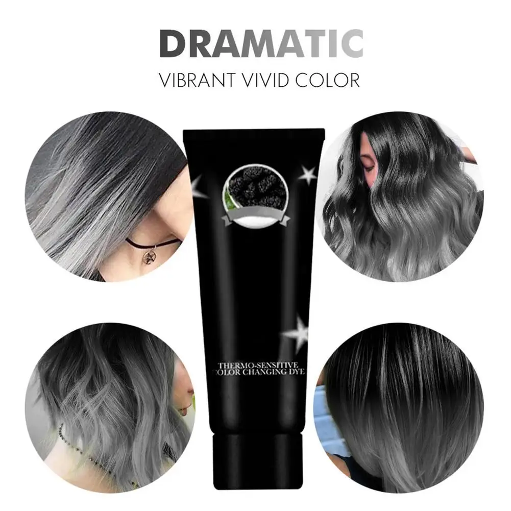 

Sdotter 50ml 8colors DIY Color Changing Hair DyeThermochromic Heat Sensitive Hair Dye Color Changing Miracle Dye Hair Dye Temp E