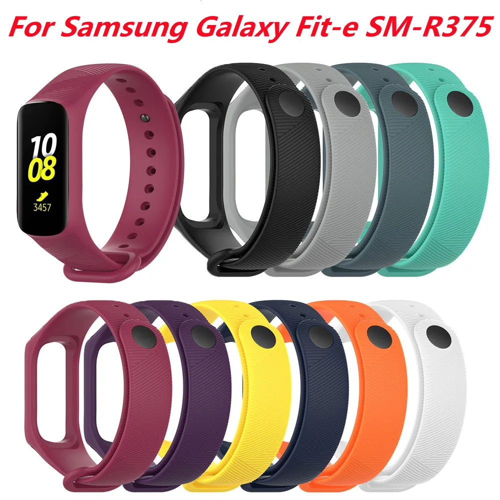 Smart Bracelet Wristband For Samsung Galaxy Fit-e R375 Sport Soft Silicone Watch Strap Fit e SM-R375 |