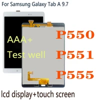 original lcd for samsung galaxy tab a 9 7 sm p550 p550 p551 p555 lcd display touch screen digitizer assembly panel replacement