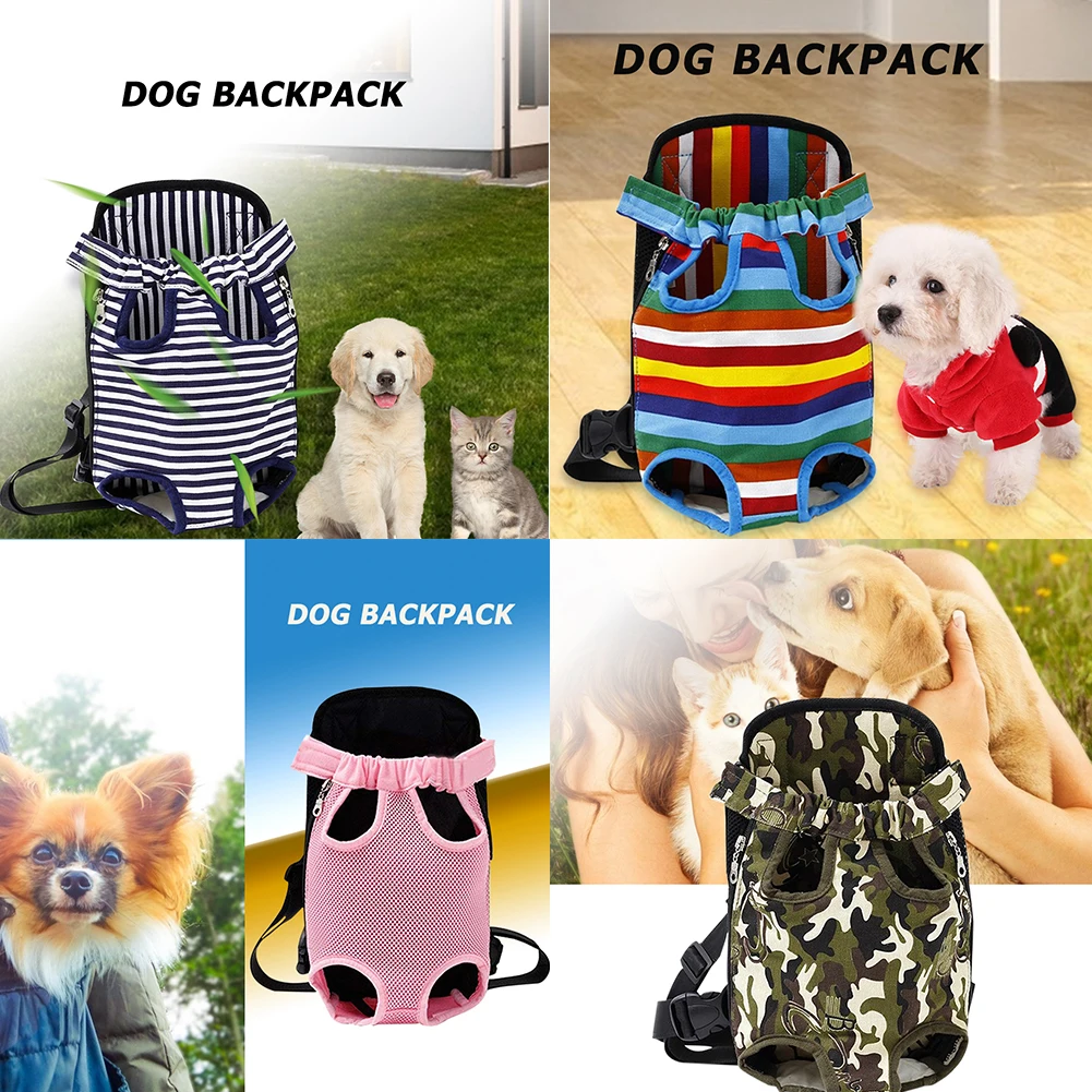 

Pets Carrier Backpack Mesh Travel Product Breathable Shoulder Handle Bag for Dog Necessary Household Pet Acceptance Supplies