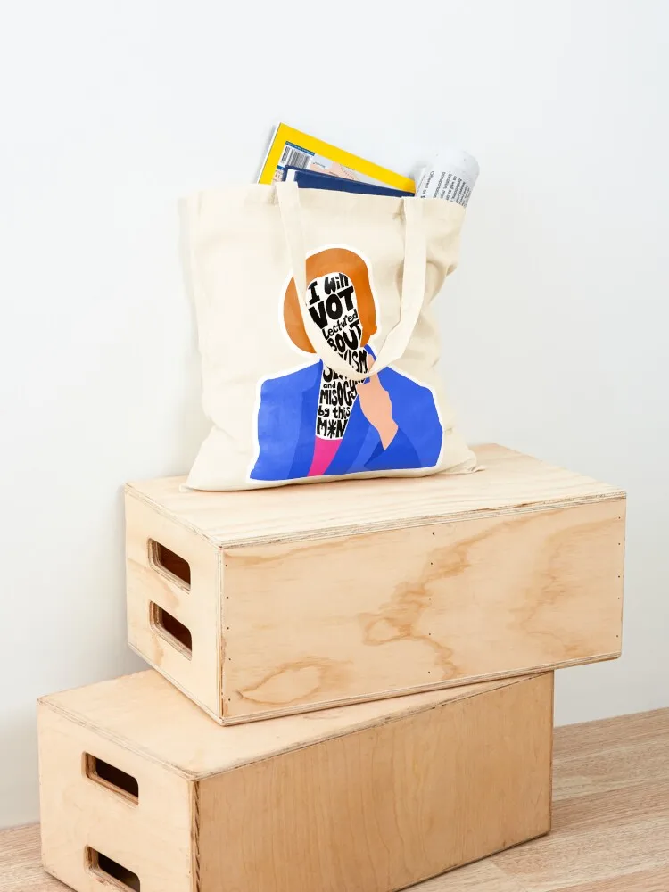 Я НЕ буду лексился Большая сумка Женская для покупок Холщовая с логотипом