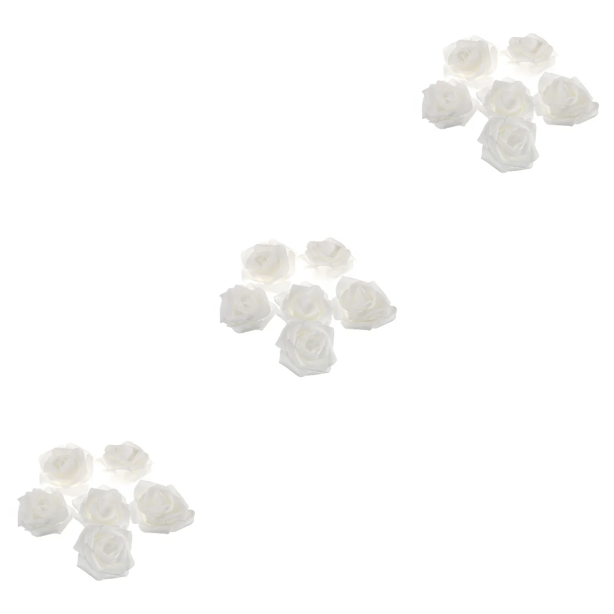 

Flower Heads Flowers Bridal Shower Decor Artificial Wedding Rose Stemless Favor Fake Supplies Diy Roses Faux Centerpiece Party