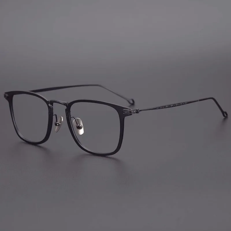 

ELECCION Japanese Brand Eyeglasses With Clip Vintage Titanium Spectacles Myopia Glasses Optical Prescription Eyeglass Frame Men