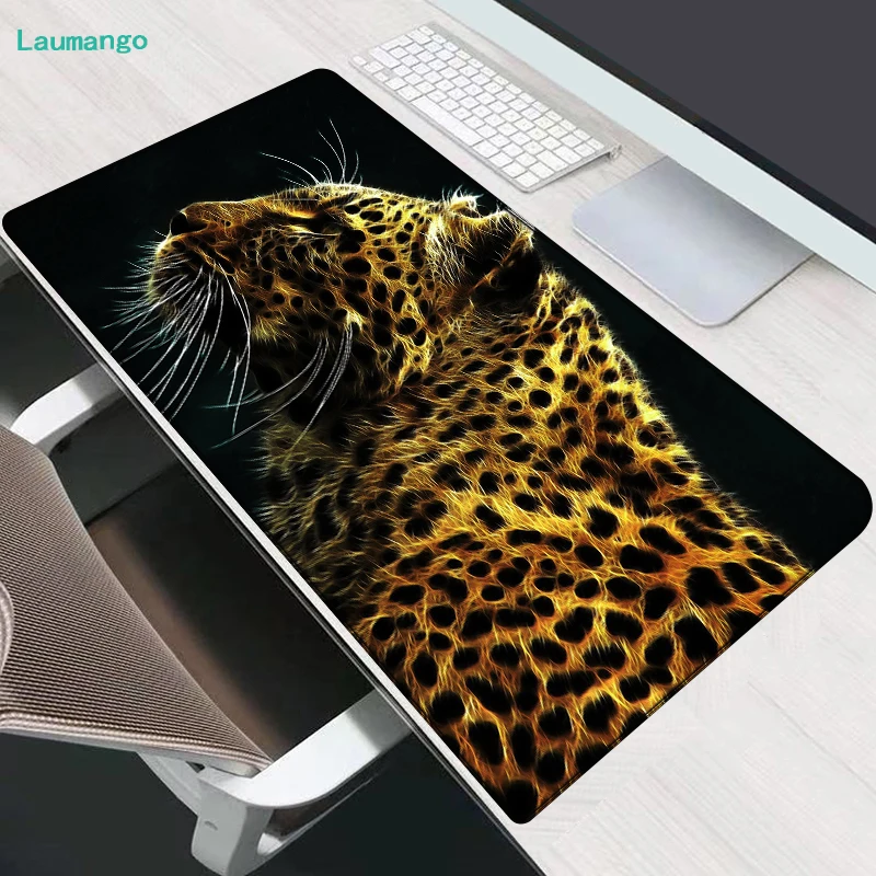 

Cheetah Gaming Computer Mouse Desk Pad Gamer Keyboard Keycaps Wrist Rest Non-slip Mat Pc Accessories Mousepad Anime Deskmat Mats