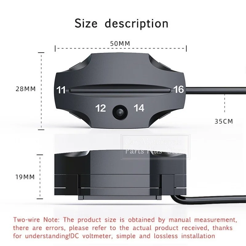Светодиодный трехцветный индикатор светильник цифровая панель вольтметр