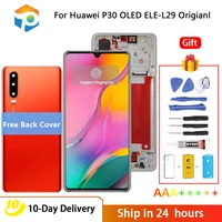 super grade amoled for huawei p30 lcd touch screen digitizer display replace for huawei p30 ele l29 ele l09 lcd display 6 1inch