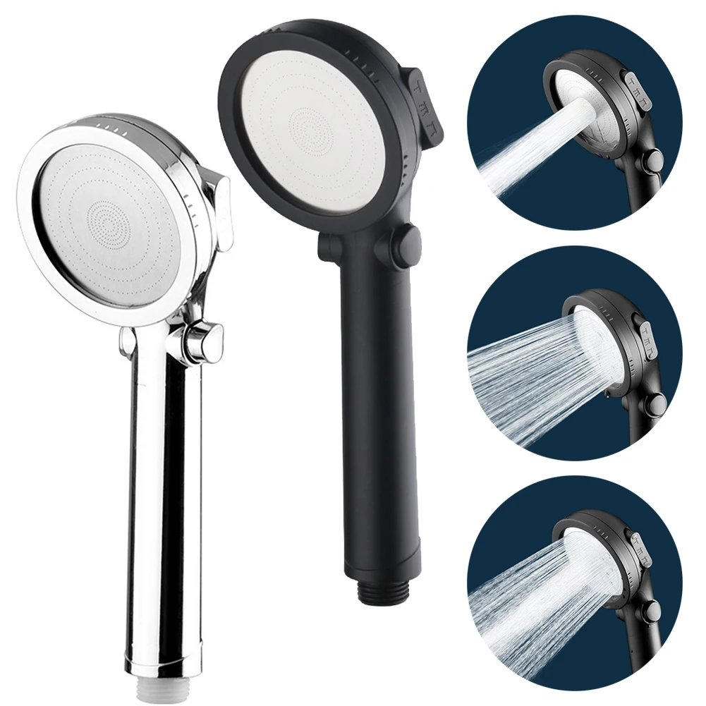 

1pc Shower Head High Pressure 3 Mode Handset Heads Water Saving Bath Shower Head Replacement Bahroom Accessories