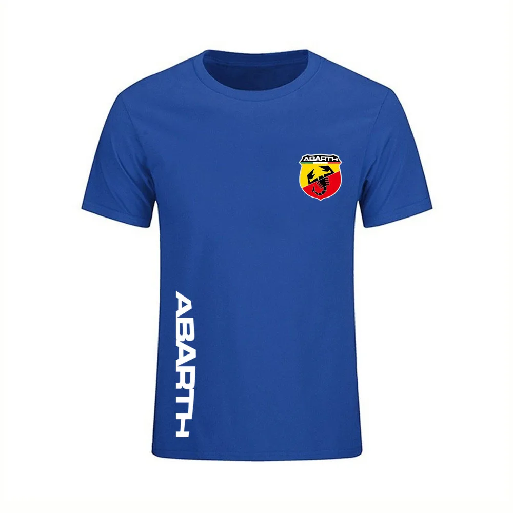 Футболка Abarth Scorpion с логотипом Мужская модная футболка хлопковая Детские Топы в