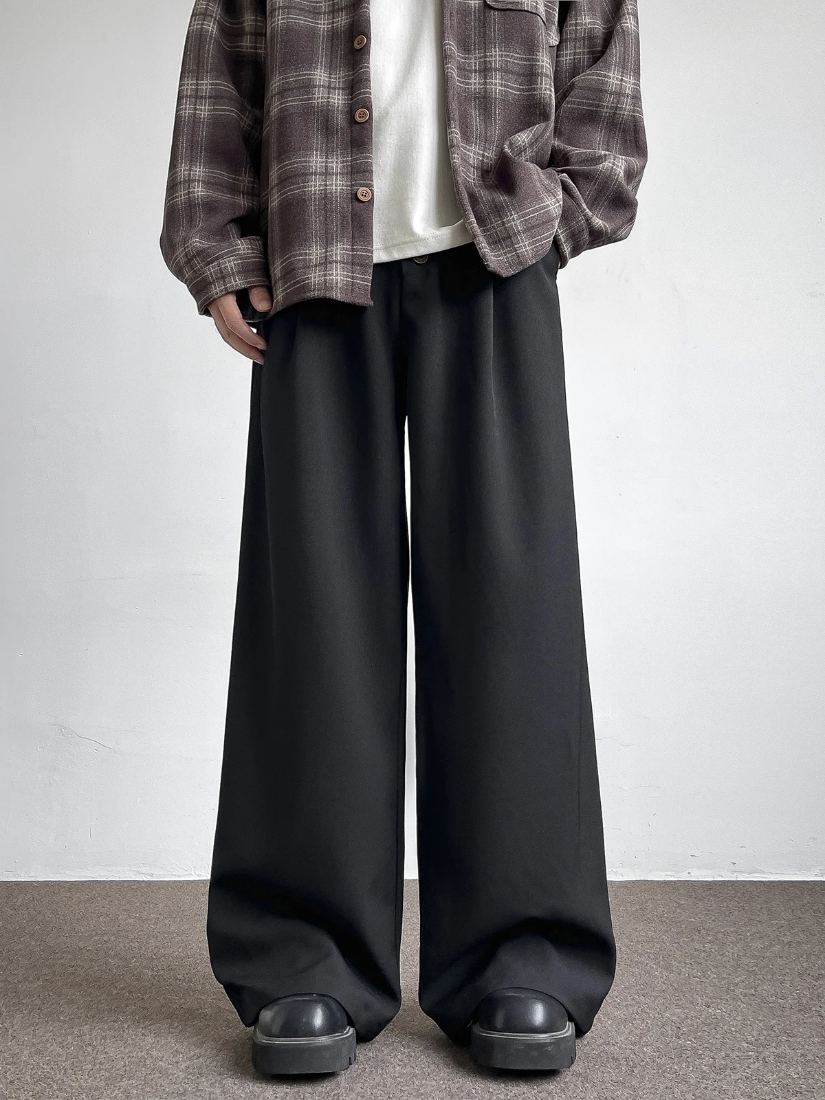 Высококачественные костюмные брюки с драпировкой в американском стиле мужские