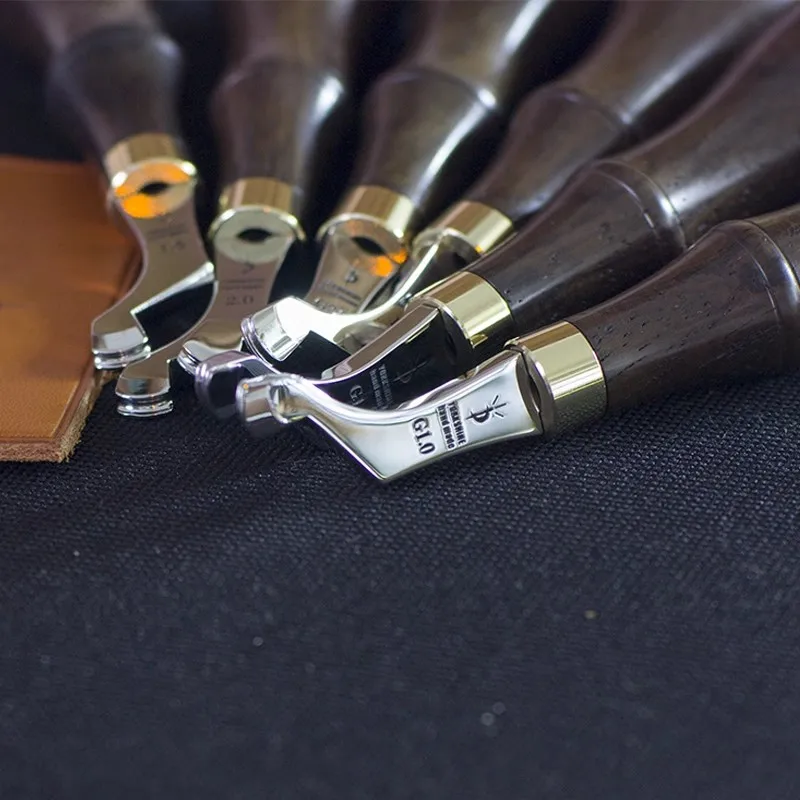 YORKSHINE кожаный маркер с мелкой канавкой из нержавеющей стали 304 кожа ручной работы