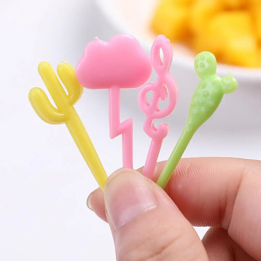 18 шт. Забавные милые Мультяшные вилки для фруктов |