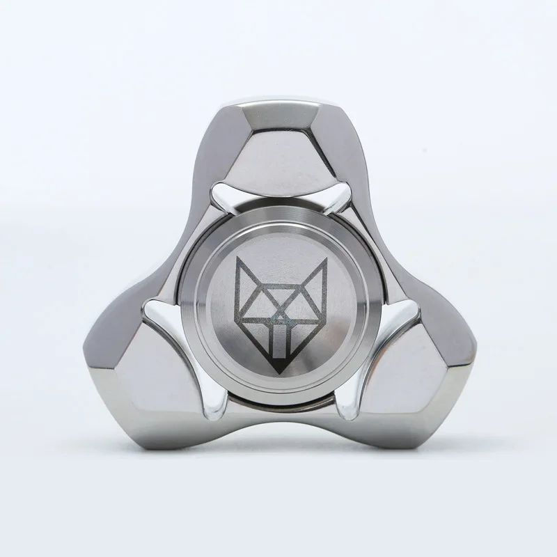 

Stainless Steel Fidget Spinner Gyroscope Toy Student Adult Decompression Artifact Metal Triangle Gyroscopes Wall Hanging Decor