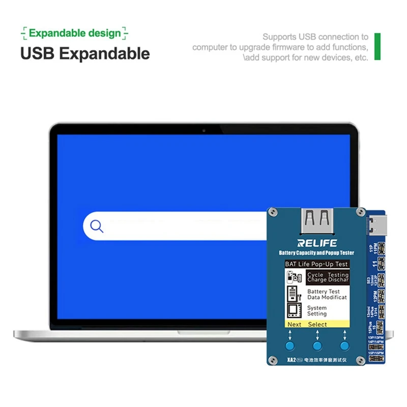 Тестер эффективности батареи RELIFE для мобильного телефона 11-15 Pro Max Нет